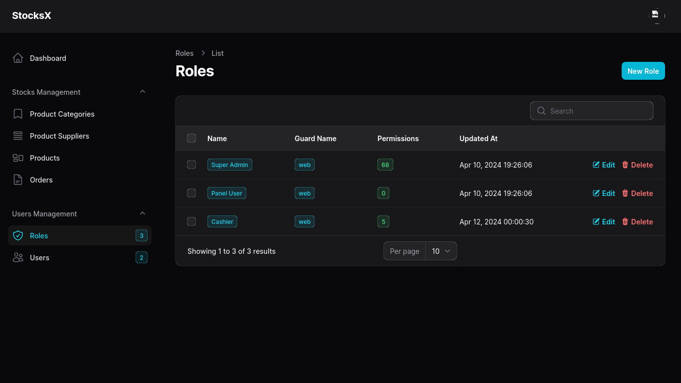 Roles - StocksX